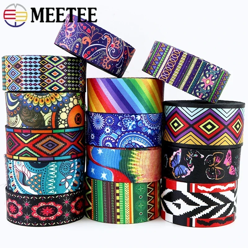 2/5M 38/50mm Print Ethnic Nylon Webbing Tape for Bag Strap By The Meter Jacquard Ribbon Belt Binding Band DIY Sewing Accessories
2/5M 38/50mm Print Ethnic Nylon Webbing Tape for Bag Strap By The Meter Jacquard Ribbon Belt Binding Band DIY Sewing Accessories