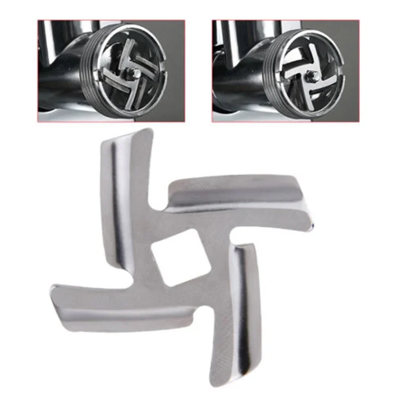 1/3 Pieces/Set 8mm 4 Blades Meat Mincer Knifes Stainless Steels Bore Square Hole Kitchen Meat Grinder Parts
1/3 Pieces/Set 8mm 4 Blades Meat Mincer Knifes Stainless Steels Bore Square Hole Kitchen Meat Grinder Parts