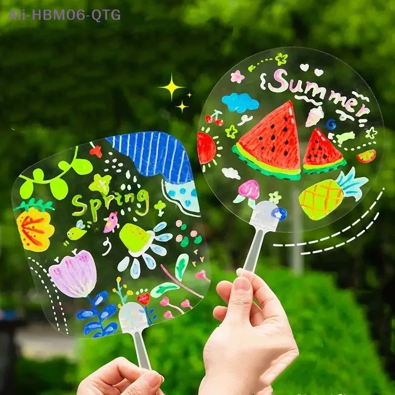 NEW 5/10pcs Plastics Transparent Blank Fan Children DIY Stage Performance Hand Fan Decor For DIY Craft Make Hand Graffiti Fan
NEW 5/10pcs Plastics Transparent Blank Fan Children DIY Stage Performance Hand Fan Decor For DIY Craft Make Hand Graffiti Fan