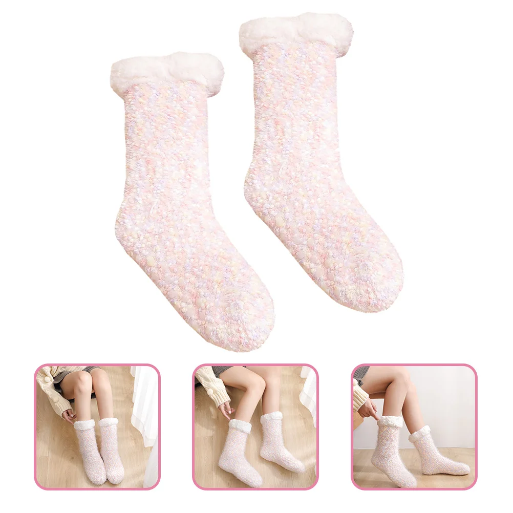 1 Pair Slipper For Women Winter Thick Bed Women Winter Socks Non-Slip Home Floor Thermal Socks Christmas Gifts
1 Pair Slipper For Women Winter Thick Bed Women Winter Socks Non-Slip Home Floor Thermal Socks Christmas Gifts