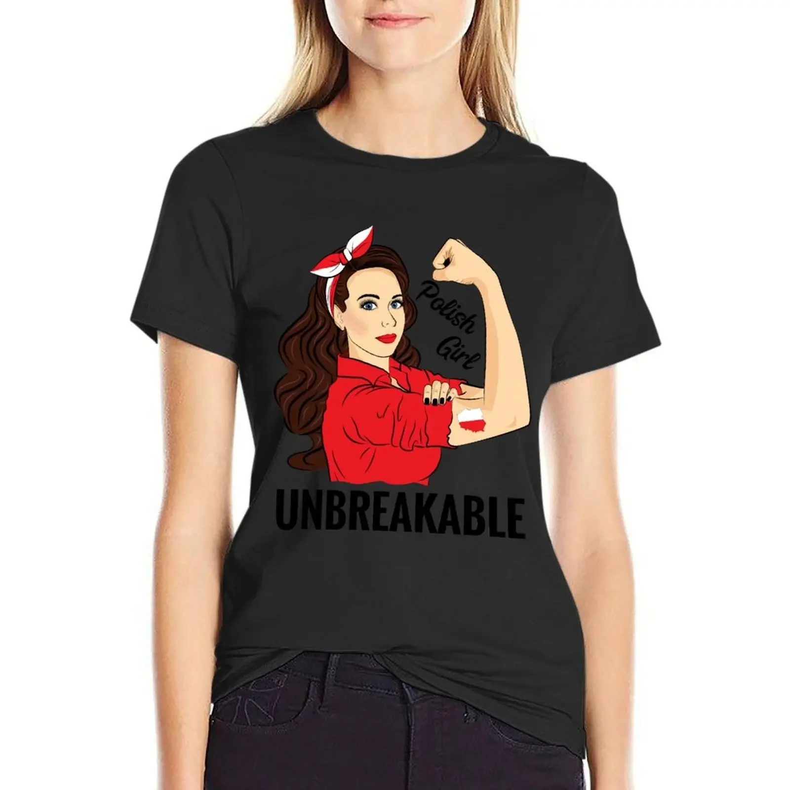 Polish Flag Girl Unbreakable Polska Poland T-Shirt female plain Aesthetic clothing tees funny t shirts for Women
Polish Flag Girl Unbreakable Polska Poland T-Shirt female plain Aesthetic clothing tees funny t shirts for Women