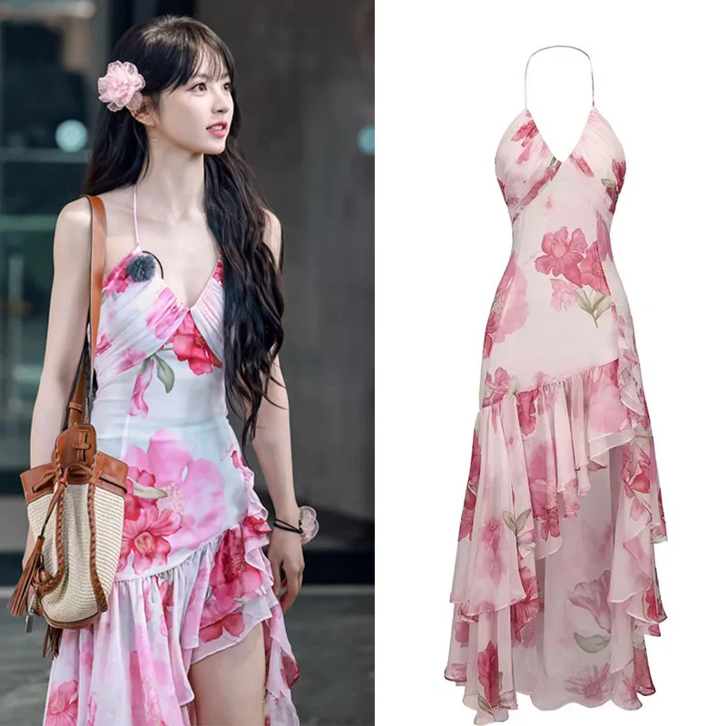Tag Continuous Asymmetrical Hem Print ter Slimming Dr Vaion Sle Long Pink Dr Высокая талия Svel Ruche Detail
Tag Continuous Asymmetrical Hem Print ter Slimming Dr Vaion Sle Long Pink Dr Высокая талия Svel Ruche Detail