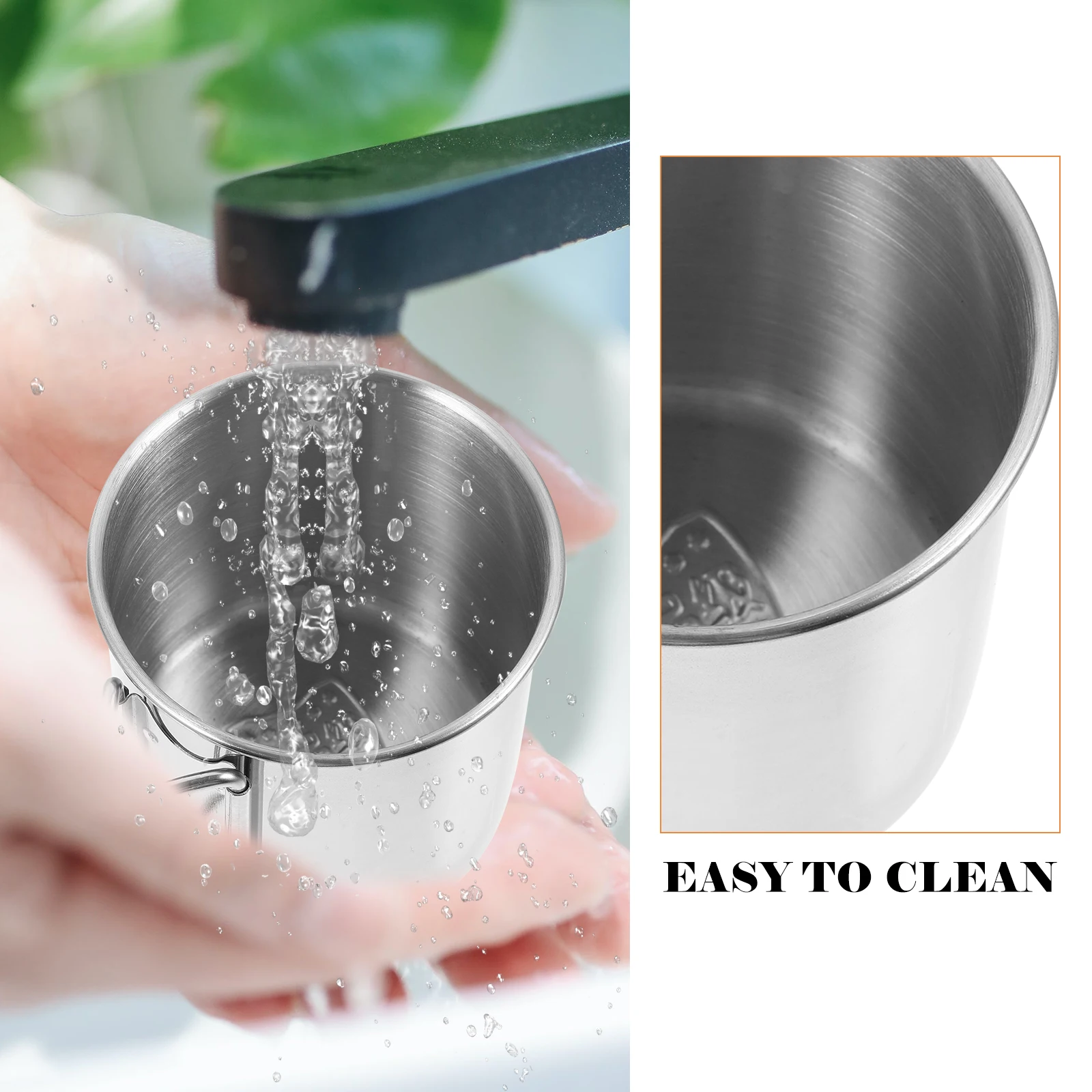 Stainless Steel Outdoor Water Cup 7cm Single Layer Foldable Handle Camping Coffee Mug Portable Metal Cups Outdoor Drinking
Stainless Steel Outdoor Water Cup 7cm Single Layer Foldable Handle Camping Coffee Mug Portable Metal Cups Outdoor Drinking