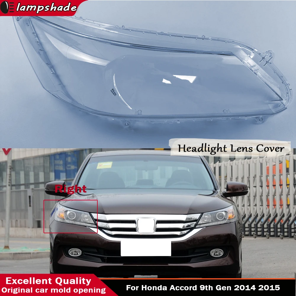 Headlight Lens Cover Lampshade Transparent For Honda Accord 9th Gen 2014 2015 Car Front Headlamp Shell Left Right Plastic Cover
Headlight Lens Cover Lampshade Transparent For Honda Accord 9th Gen 2014 2015 Car Front Headlamp Shell Left Right Plastic Cover