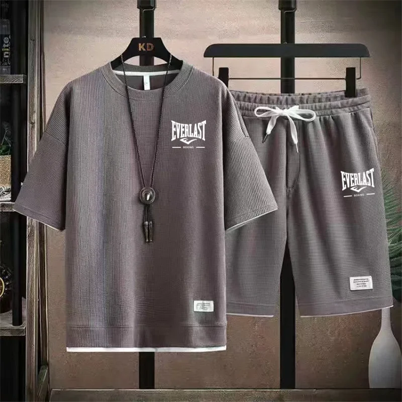 Men's fashionable sportswear set, a new 2026 summer outdoor men's round-neck short-sleeved T-shirt and casual shorts 2-piece set
Men's fashionable sportswear set, a new 2026 summer outdoor men's round-neck short-sleeved T-shirt and casual shorts 2-piece set