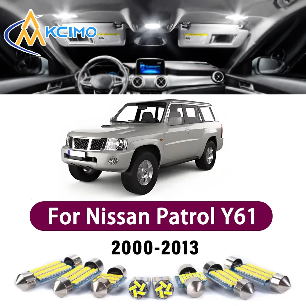 High-Quality Light Bulb Suitable For Nissan Patrol Y61 2000-2013 Premium Easy Install Interior Error-Free Reading LED Lights
High-Quality Light Bulb Suitable For Nissan Patrol Y61 2000-2013 Premium Easy Install Interior Error-Free Reading LED Lights