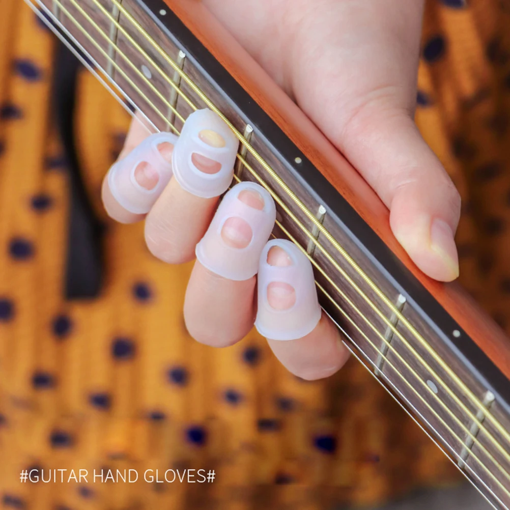 40pcs Pain-proof Finger Cover Guitar Fingertip Protectors Shield Caps Silica Gel Durable Comfortable Long Practice Beginner
40pcs Pain-proof Finger Cover Guitar Fingertip Protectors Shield Caps Silica Gel Durable Comfortable Long Practice Beginner