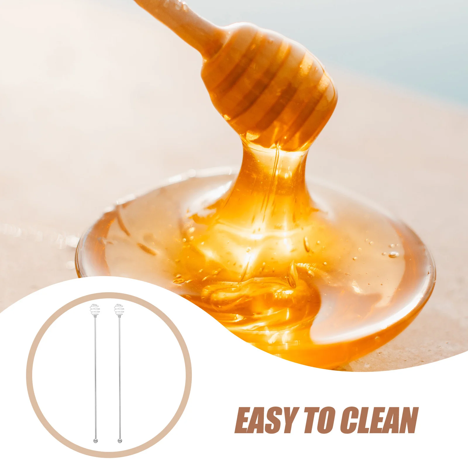 6Pcs Stainless Steel Honey Stirrer Long Handle 9.43inch Reusable Beverage Mixing Rod for Coffee Tea Jam Smoothies Kitchen Bar
6Pcs Stainless Steel Honey Stirrer Long Handle 9.43inch Reusable Beverage Mixing Rod for Coffee Tea Jam Smoothies Kitchen Bar