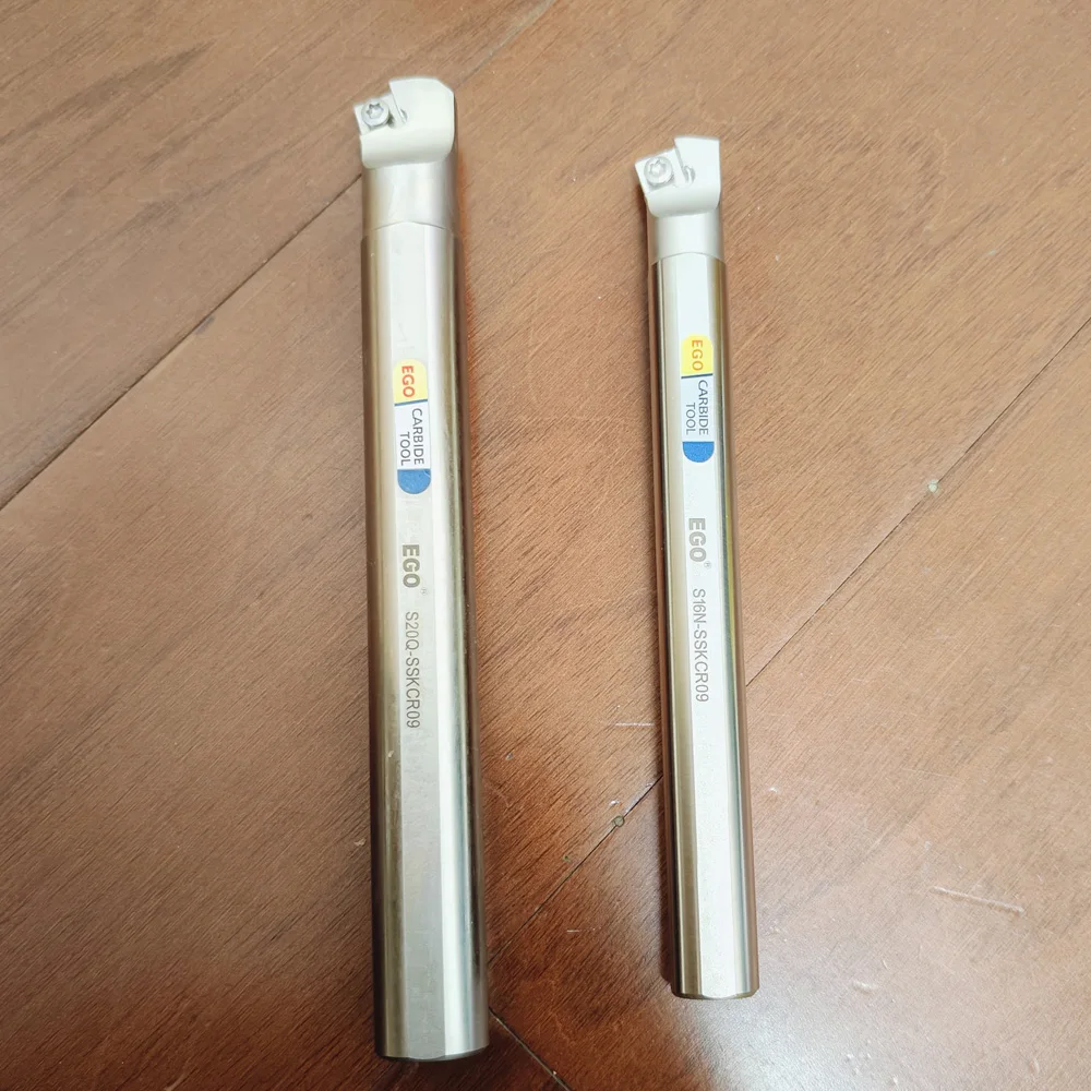 EGO Anti-vibration Bar 75° S12M-SSKCR09 S16N-SSKCR09 S20Q-SSKCR09 Insert Tool Holder SC**09T3** Chuck Lathe Parts Metal Cutter
EGO Anti-vibration Bar 75° S12M-SSKCR09 S16N-SSKCR09 S20Q-SSKCR09 Insert Tool Holder SC**09T3** Chuck Lathe Parts Metal Cutter