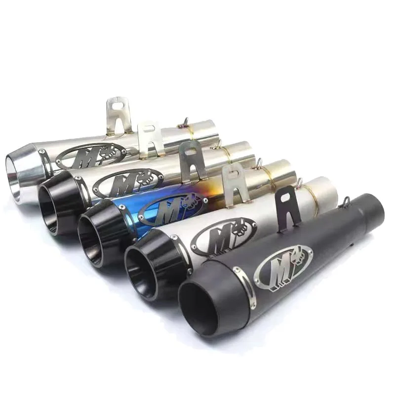 Motorcycle 51MM Exhaust Pipe M4 Escape GP Moto Pot Muffler Slip on For Scooter Motocross Dirt Bike Moto 300cc 600cc 1000cc
Motorcycle 51MM Exhaust Pipe M4 Escape GP Moto Pot Muffler Slip on For Scooter Motocross Dirt Bike Moto 300cc 600cc 1000cc