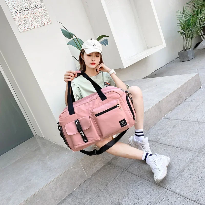 Outdoor Carrying Large Capacity Travel Bag Wet and Dry Separation Fitness Bag Multifunctional Travel Bag Backpack Duffel Bag
Outdoor Carrying Large Capacity Travel Bag Wet and Dry Separation Fitness Bag Multifunctional Travel Bag Backpack Duffel Bag