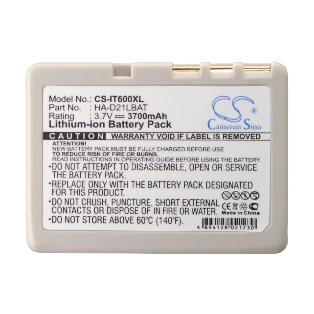 Li-ion Barcode Scanner Battery for Casio,3.7v,3700mAh,IT-600 IT-300,HA-D21LBAT HA-D20BAT CA60L1-G CA60L4-G
Li-ion Barcode Scanner Battery for Casio,3.7v,3700mAh,IT-600 IT-300,HA-D21LBAT HA-D20BAT CA60L1-G CA60L4-G