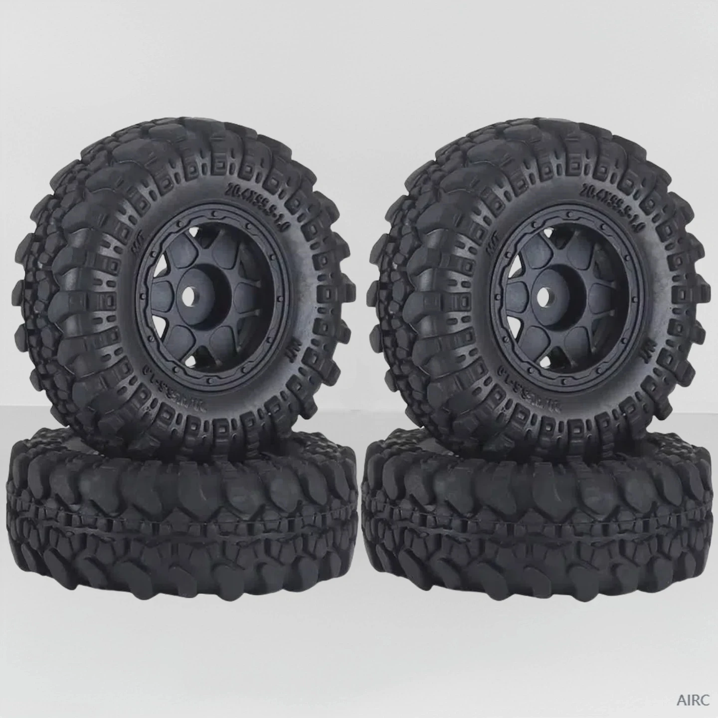 4pcs 1.0" Plastic Beadlock Wheel Rims with Rubber Tyres for 1/24 Axial SCX24 FMX24 1/18 Traxxas TRX4M Off-Road Vehicle Tires Set
4pcs 1.0" Plastic Beadlock Wheel Rims with Rubber Tyres for 1/24 Axial SCX24 FMX24 1/18 Traxxas TRX4M Off-Road Vehicle Tires Set