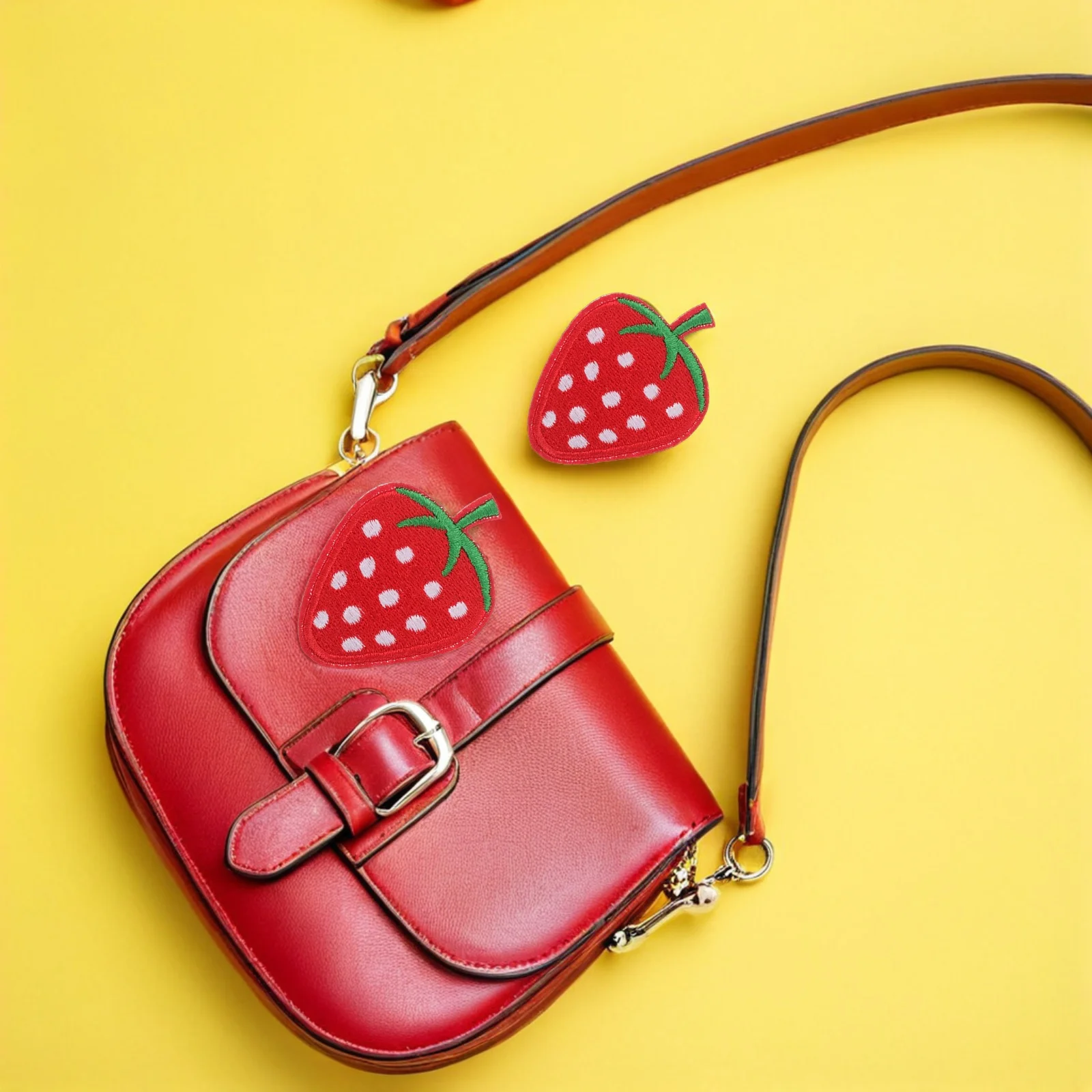 Strawberry Embroidery Cloth Patch Fruit Patches Iron Embroidered Applique Appliques Cute Sewing
Strawberry Embroidery Cloth Patch Fruit Patches Iron Embroidered Applique Appliques Cute Sewing