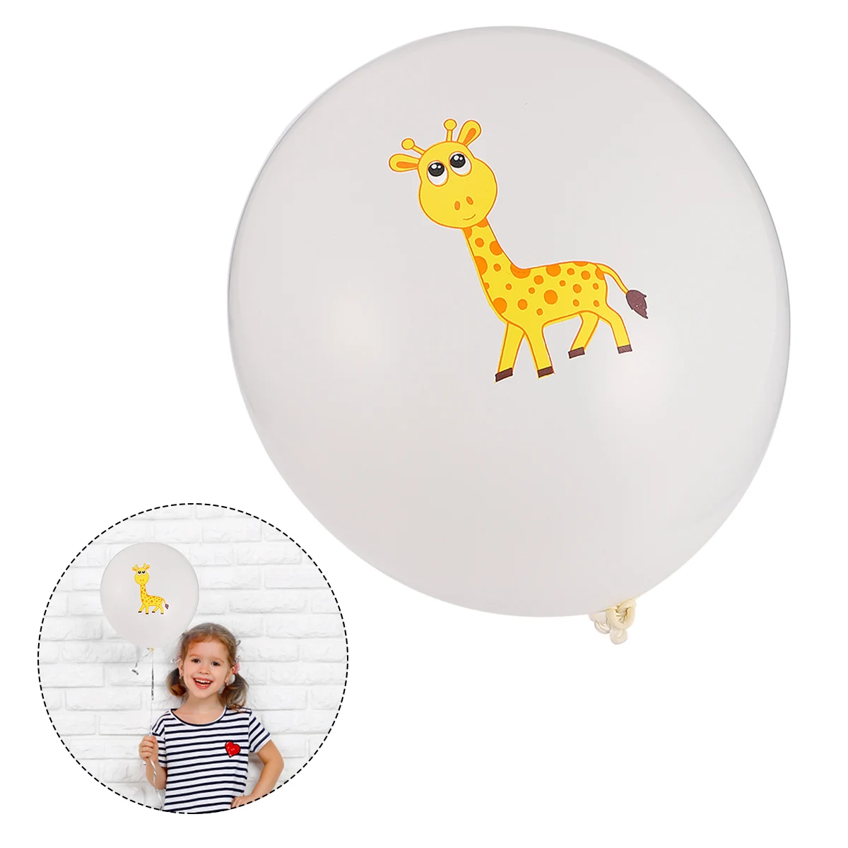 20 Pcs Emulsion Giraffe Balloon Balloons Animal Jungle Theme Birthday Decorations
20 Pcs Emulsion Giraffe Balloon Balloons Animal Jungle Theme Birthday Decorations
