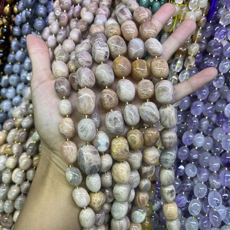 12x16mm Natural Stone Irregular Sunstone 15" For DIY Jewelry Bracelet Necklace Making Gift
12x16mm Natural Stone Irregular Sunstone 15" For DIY Jewelry Bracelet Necklace Making Gift