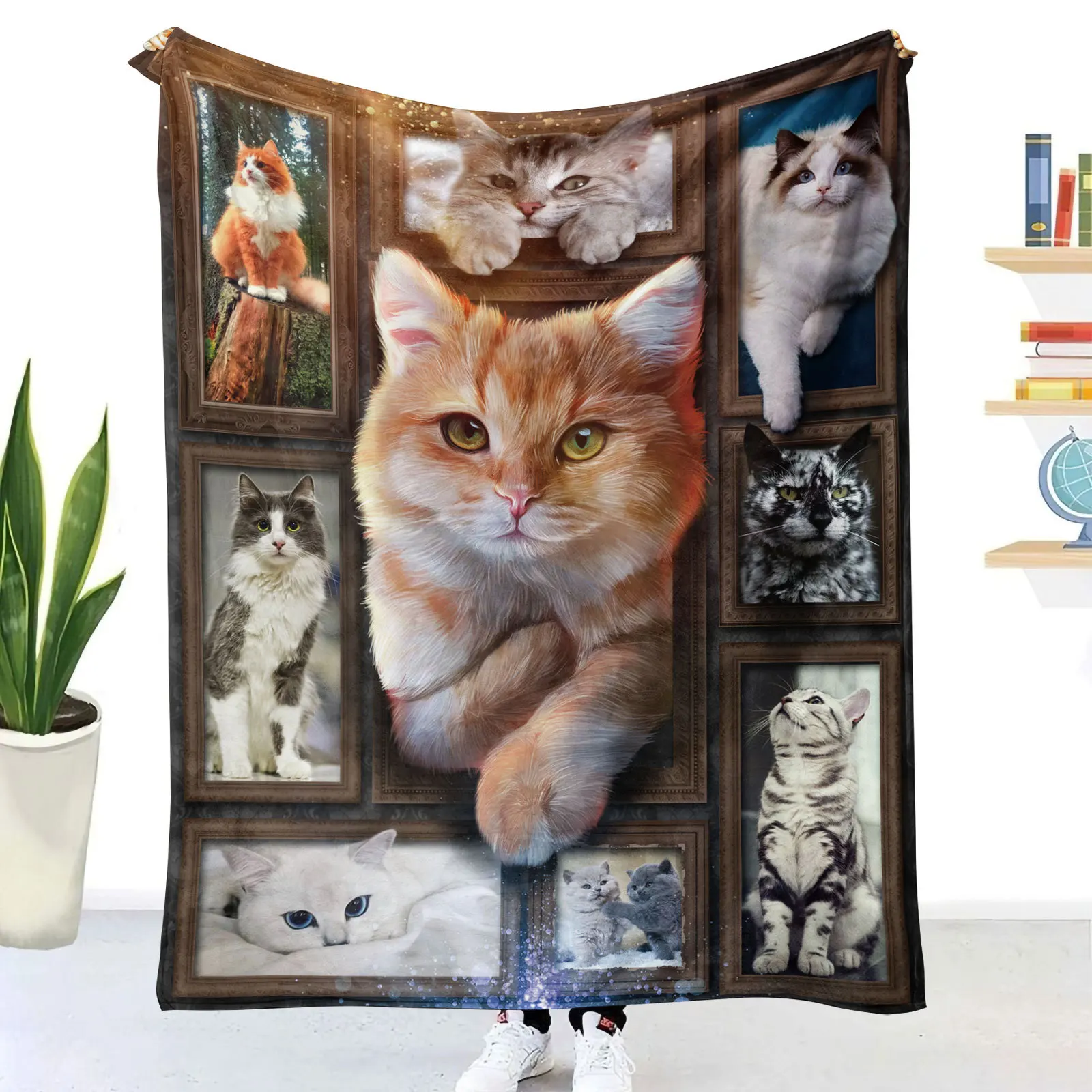 Cute Animal Cat Series Flannel Blanket Warm Plush Throw Blanket Air Conditioning Nap Cover Blanket Thickened Blanket
Cute Animal Cat Series Flannel Blanket Warm Plush Throw Blanket Air Conditioning Nap Cover Blanket Thickened Blanket