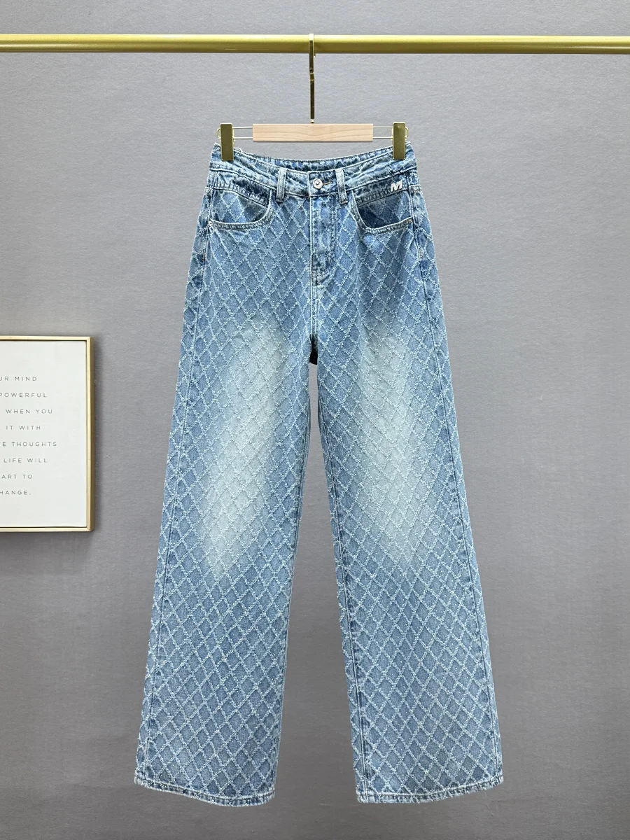 Женские джинсы с высокой талией и широкими штанинами, модные весенние новинки, свободные, стройнящие, винтажные, с алмазной инкрустацией, длиной в пол
Женские джинсы с высокой талией и широкими штанинами, модные весенние новинки, свободные, стройнящие, винтажные, с алмазной инкрустацией, длиной в пол