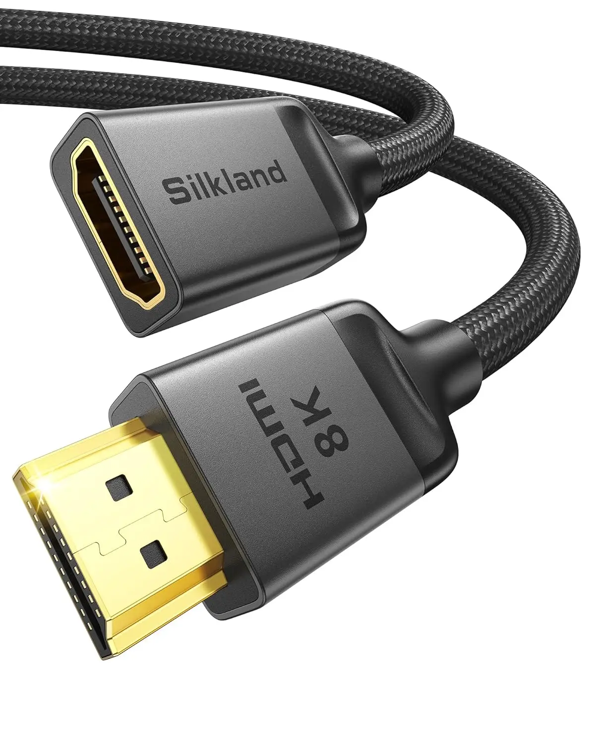 8K HDMI Extension Cable 3.3FT/1M, 8K@60Hz 4K@120Hz, 48Gbps, Male to Female Adapter for PS5/Xbox/Roku
8K HDMI Extension Cable 3.3FT/1M, 8K@60Hz 4K@120Hz, 48Gbps, Male to Female Adapter for PS5/Xbox/Roku
