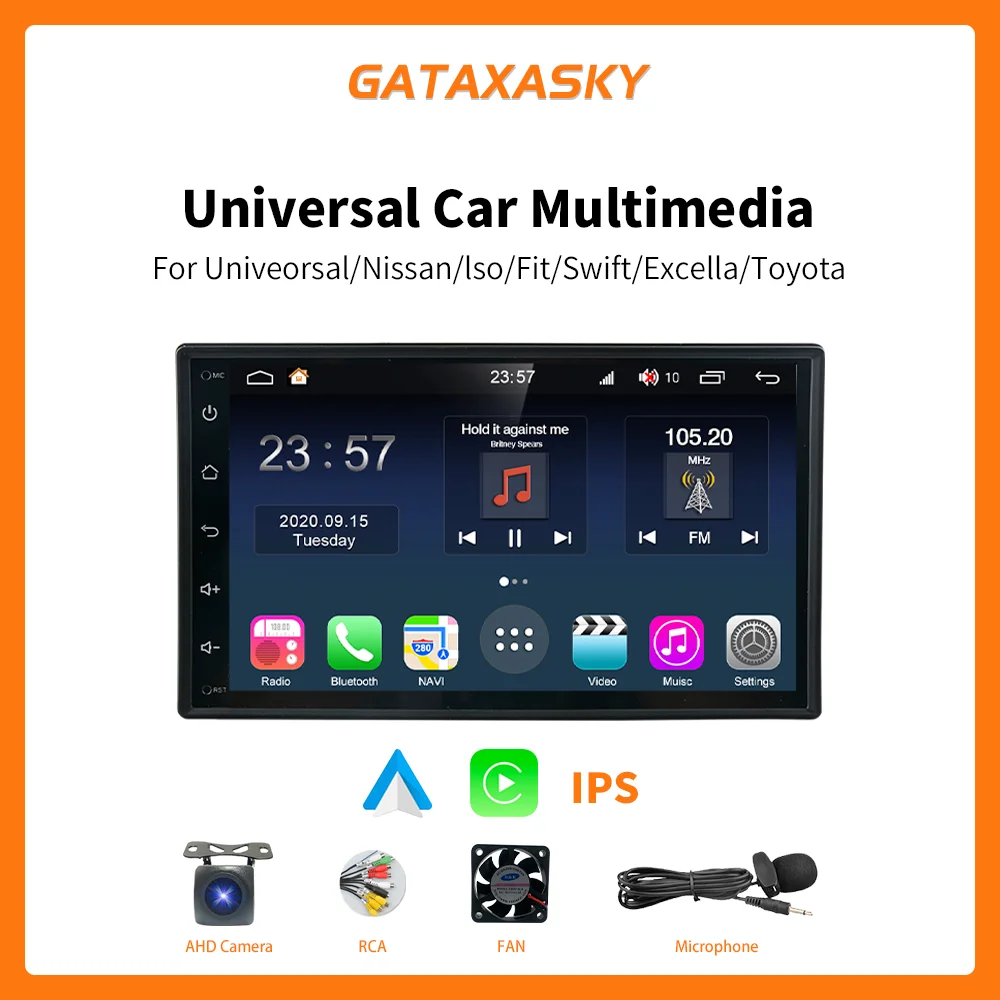Автомагнитола GATAXASKY, универсальная мультимедийная система на Android 10,0, с GPS, 7 "экраном, для Volkswagen, Nissan, Hyundai, Toyota, типоразмер 2 din
Автомагнитола GATAXASKY, универсальная мультимедийная система на Android 10,0, с GPS, 7 "экраном, для Volkswagen, Nissan, Hyundai, Toyota, типоразмер 2 din