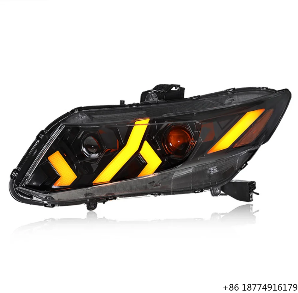 Фара в сборе с LED DRL (дневными ходовыми огнями) в стиле 9-го поколения (2012-2015), OEM-фара
Фара в сборе с LED DRL (дневными ходовыми огнями) в стиле 9-го поколения (2012-2015), OEM-фара