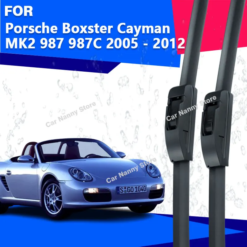 Щетки лобового стекла для Porsche Boxster Cayman MK2 987 987C 2005-2012 Автомобильные дворники Резиновая полоса Стеклоочистителя из мягкой резины
Щетки лобового стекла для Porsche Boxster Cayman MK2 987 987C 2005-2012 Автомобильные дворники Резиновая полоса Стеклоочистителя из мягкой резины