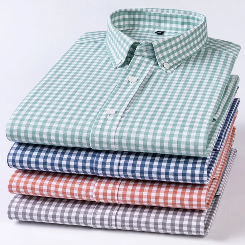 Fashion korean popular 100%cotton plaid long sleeve for men casual soft tops elegant embroidery polo designer clothes
Fashion korean popular 100%cotton plaid long sleeve for men casual soft tops elegant embroidery polo designer clothes