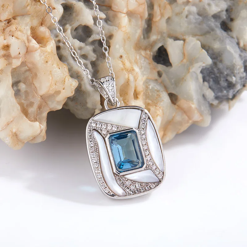 Europe and america cross borders925Sterling Silver Inlaid Natural Topaz Pendant Necklace for Women, Live Streaming Hot Item, Hig
Europe and america cross borders925Sterling Silver Inlaid Natural Topaz Pendant Necklace for Women, Live Streaming Hot Item, Hig