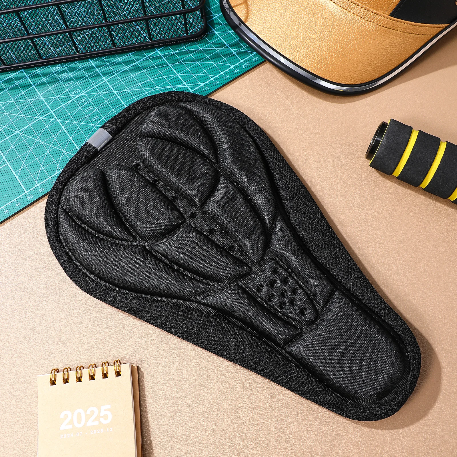 2 Pcs Bicycle Seat Cover Black 3D Padded Cushion for Mountain Bike Comfortable Ride Sturdy Materialbike seat pad
2 Pcs Bicycle Seat Cover Black 3D Padded Cushion for Mountain Bike Comfortable Ride Sturdy Materialbike seat pad