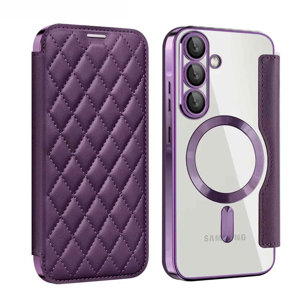 Plating Leather Flip Wallet Case for Samsung Galaxy A57 5G A37 A17 A56 A36 A26 A16 Card Slots Magnetic Phone Back Cover
Plating Leather Flip Wallet Case for Samsung Galaxy A57 5G A37 A17 A56 A36 A26 A16 Card Slots Magnetic Phone Back Cover