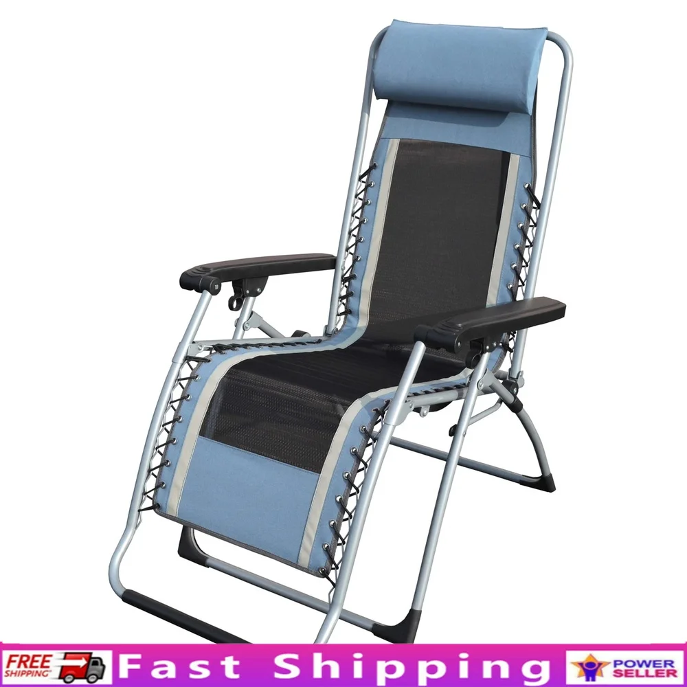 Durable Zero-Gravity Chair with Headrest Portable Folding Lounger Beach Backyard Camping Breathable Mesh Comfortable Steel Frame 
Durable Zero-Gravity Chair with Headrest Portable Folding Lounger Beach Backyard Camping Breathable Mesh Comfortable Steel Frame