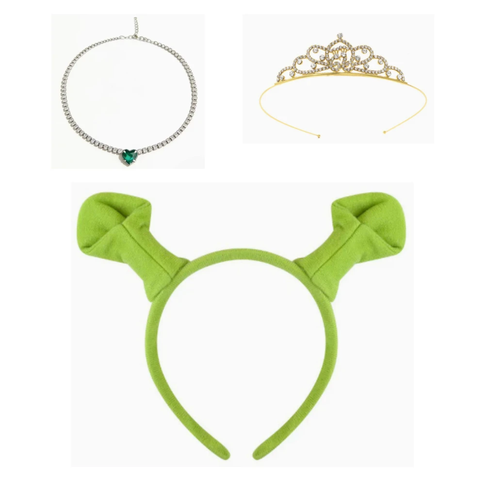 3pcs Movie Cosplay Headgear Necklace Crown Set Dress Up Green Princess Roleplay Halloween Carnival Women Suit Prop Gifts
3pcs Movie Cosplay Headgear Necklace Crown Set Dress Up Green Princess Roleplay Halloween Carnival Women Suit Prop Gifts