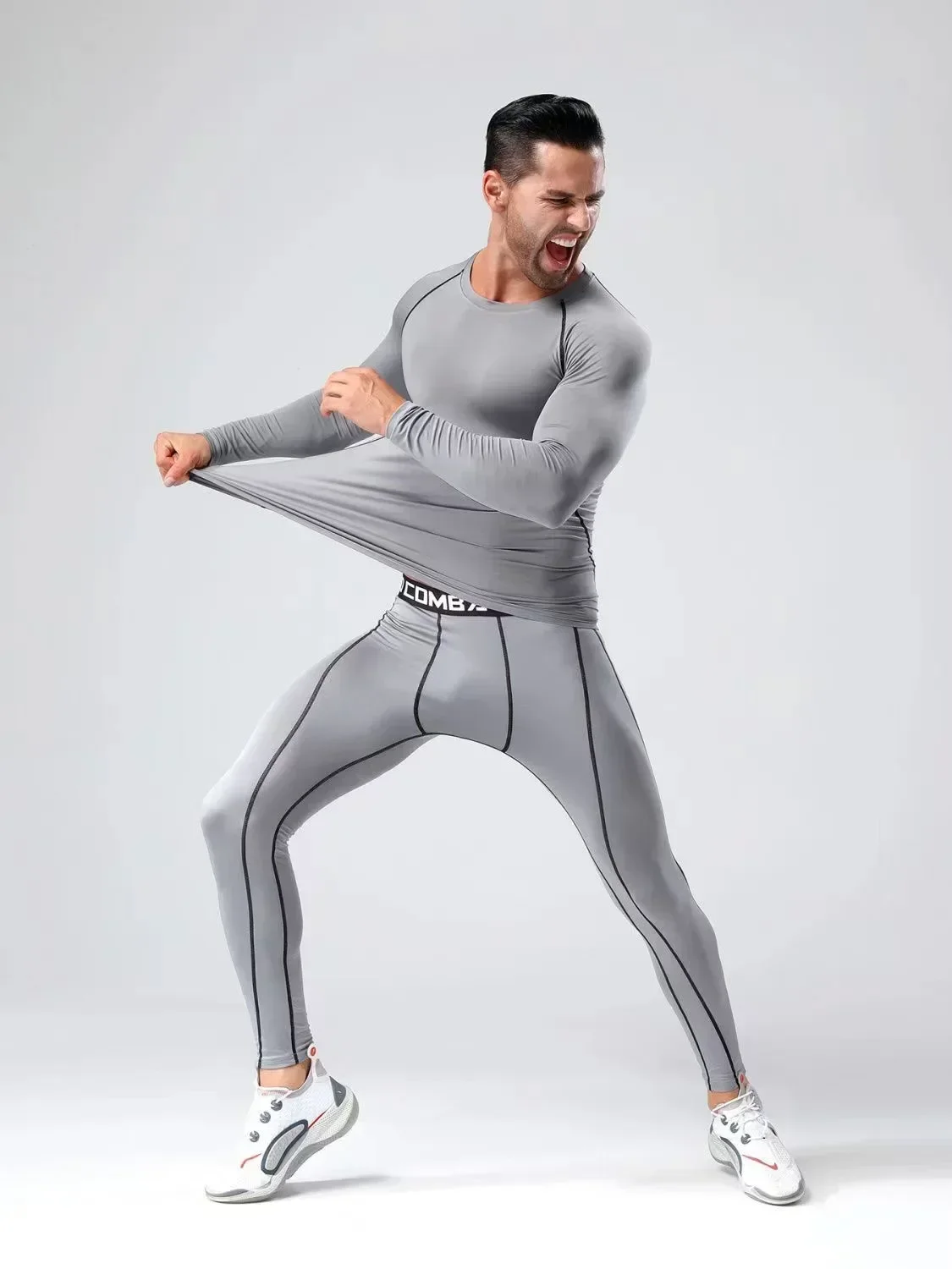 Winter Thermal Underwear Men Warm First Layer Man Undrewear Set Compression Quick Drying Second Skin Long Johns Sport 2 Sets
Winter Thermal Underwear Men Warm First Layer Man Undrewear Set Compression Quick Drying Second Skin Long Johns Sport 2 Sets