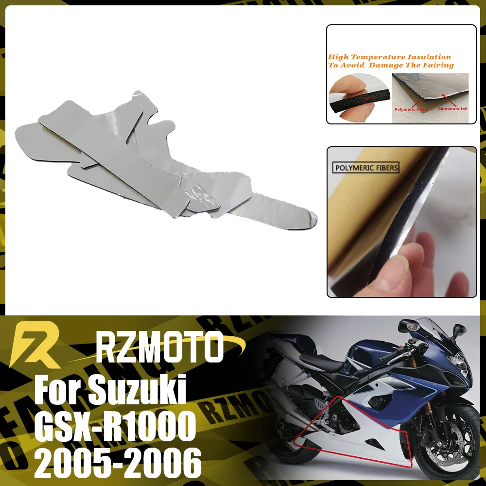 Heat Shield Fairing Melting Protection Pre-Cut Insulation Sponge FOR Suzuki GSXR1000 2005-2006 universal model
Heat Shield Fairing Melting Protection Pre-Cut Insulation Sponge FOR Suzuki GSXR1000 2005-2006 universal model