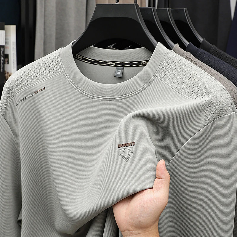 2025 Autumn New Middle aged and Young Men's Long sleeved T-shirt Round neck Casual Fashion Trend Sweatshirt Polo Top
2025 Autumn New Middle aged and Young Men's Long sleeved T-shirt Round neck Casual Fashion Trend Sweatshirt Polo Top