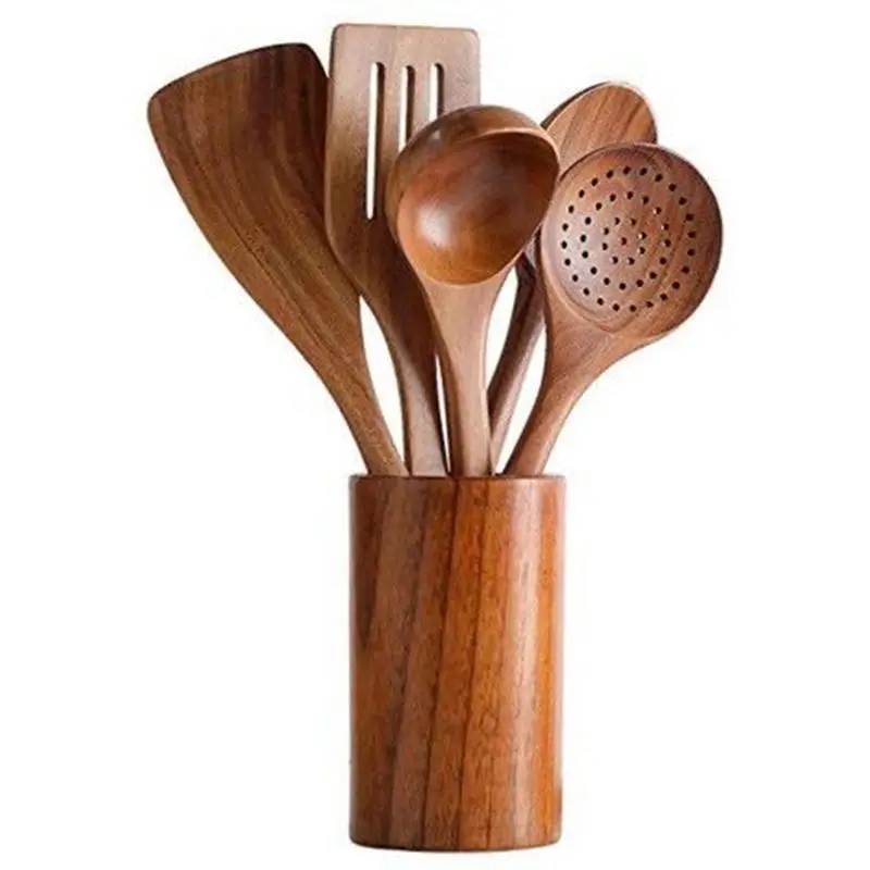 ABMH-Premium Natural Wood Cooking Spoons And Spatulas Set For Non-Stick Kitchen Cookware
ABMH-Premium Natural Wood Cooking Spoons And Spatulas Set For Non-Stick Kitchen Cookware