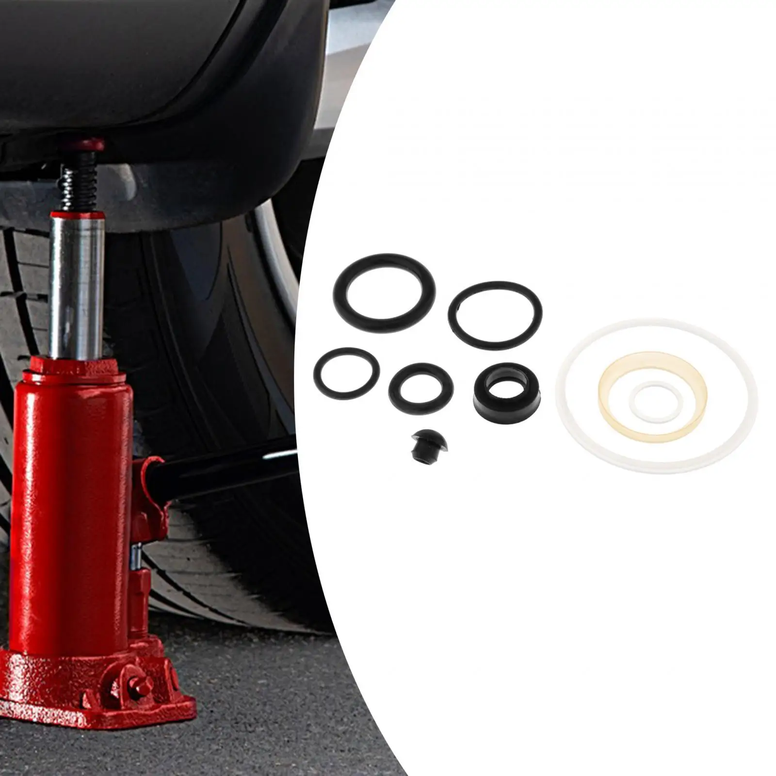 Durable Rubber Jack Repair Kit Pneumatic Hydraulic Jack Seal Kit Floor Jack Sealing Rings for Workshop Use
Durable Rubber Jack Repair Kit Pneumatic Hydraulic Jack Seal Kit Floor Jack Sealing Rings for Workshop Use