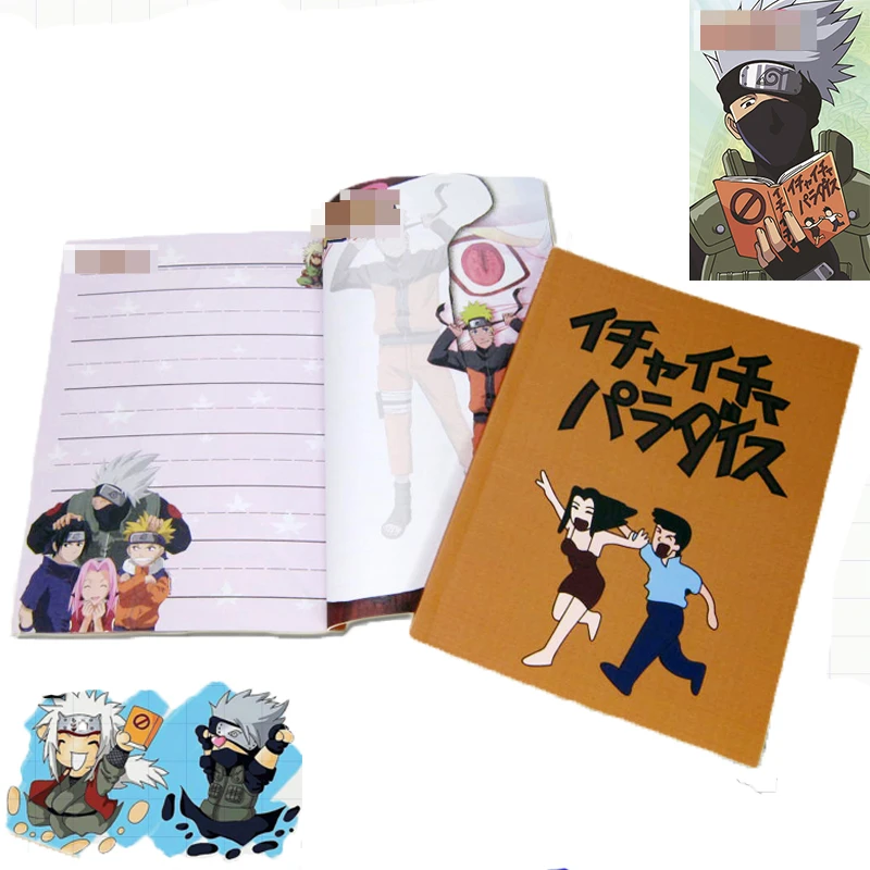 Anime Kakashi Notebook Hatake Jiraiya Book Icha Icha Paradaisu Student Note Book Cosplay Halloween Party Friends Gifts
Anime Kakashi Notebook Hatake Jiraiya Book Icha Icha Paradaisu Student Note Book Cosplay Halloween Party Friends Gifts
