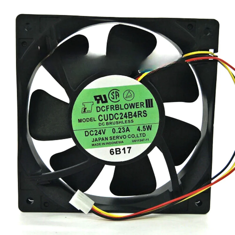 M New Servo CUDC24B4RS 24V 0.23A 4.5W 3-Wire inverter cooling fan#QW
M New Servo CUDC24B4RS 24V 0.23A 4.5W 3-Wire inverter cooling fan#QW