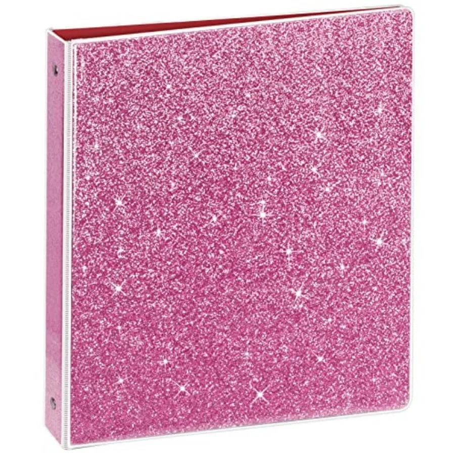 3 Ring Binder, Glitter 1 Inch Organizer 10.5'' x 11.5'' Holds 8.5'' x 11''Letter Size 300 Pages, Waterproof Durable View Binder
3 Ring Binder, Glitter 1 Inch Organizer 10.5'' x 11.5'' Holds 8.5'' x 11''Letter Size 300 Pages, Waterproof Durable View Binder