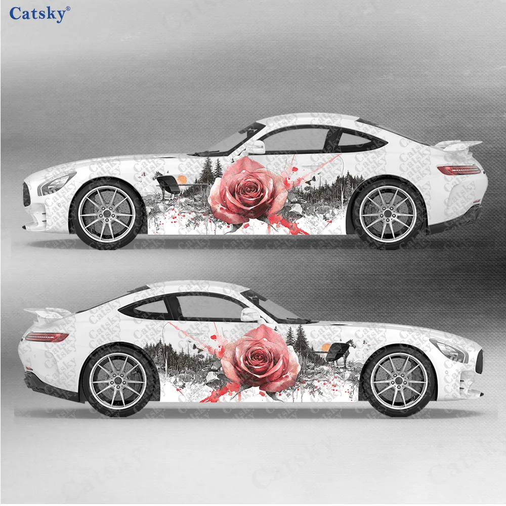 2pcs Rose Flower Scenic Car Sticker, Durable, Fade-resistant, Enhance The Beauty of Your Vehicle with Art Design Car Vinyl Wraps
2pcs Rose Flower Scenic Car Sticker, Durable, Fade-resistant, Enhance The Beauty of Your Vehicle with Art Design Car Vinyl Wraps