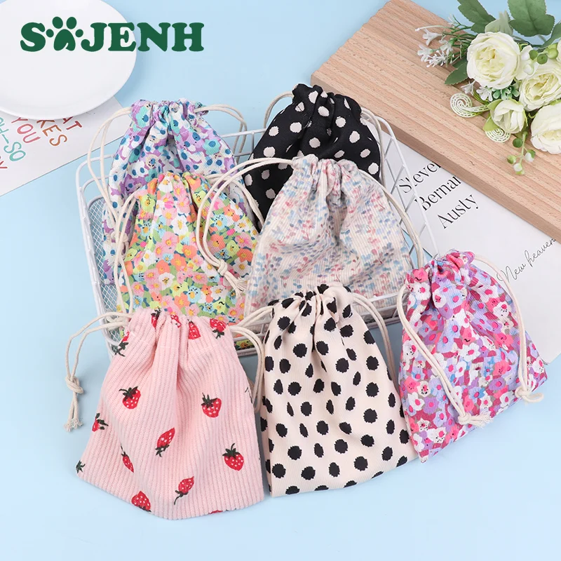 Cute Corduroy Makeup Drawstring Organizer Key Jewelry Tote Storage Bag Travel Cosmetic Sundries Portable Storage Bag
Cute Corduroy Makeup Drawstring Organizer Key Jewelry Tote Storage Bag Travel Cosmetic Sundries Portable Storage Bag