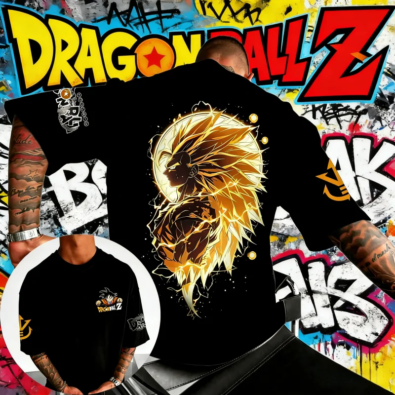 Футболка унисекс оверсайз из 100% хлопка с принтом на спине «Король Драконов Какарот» (Dragon Ball King Kakarot) в винтажном стиле для фанатов DBZ, уличная одежда Y2K, лето 2026
Футболка унисекс оверсайз из 100% хлопка с принтом на спине «Король Драконов Какарот» (Dragon Ball King Kakarot) в винтажном стиле для фанатов DBZ, уличная одежда Y2K, лето 2026