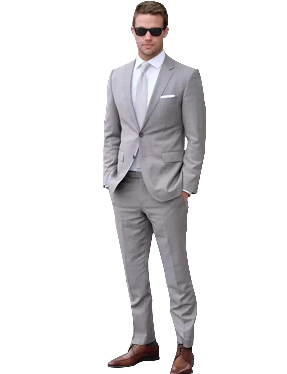 Men's Suit One Button Two Pieces Set Jacket and Pant tuxedos men suits wedding prom suits
Men's Suit One Button Two Pieces Set Jacket and Pant tuxedos men suits wedding prom suits