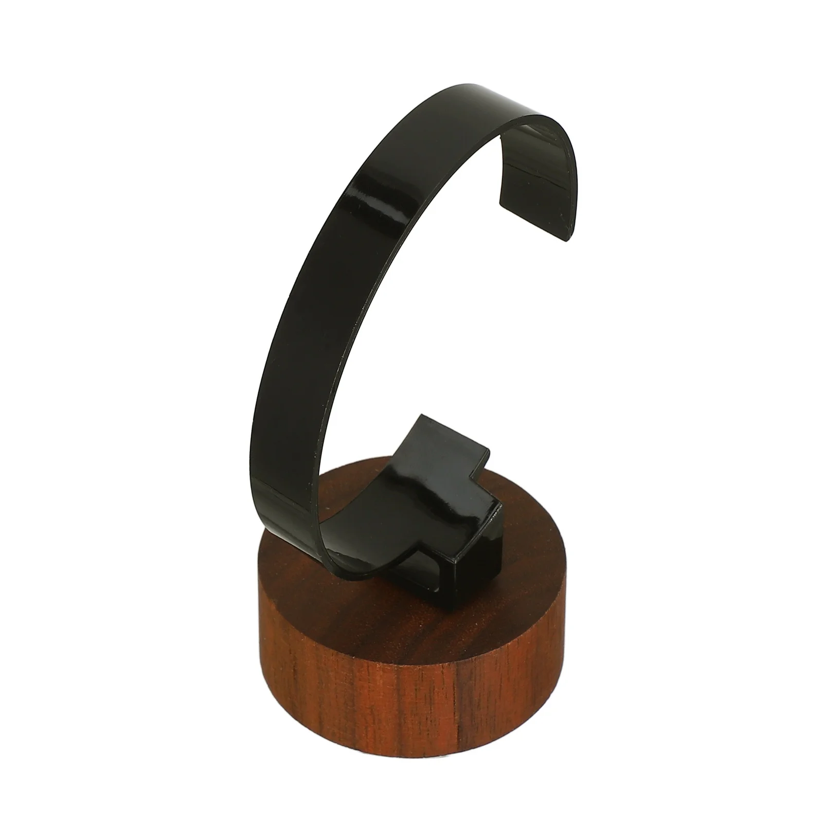 Watch Display Stand Black C-Shaped Ring Solid Walnut Wood Base Minimalist Watch Holder For Men Women Jewelry Organizer Display
Watch Display Stand Black C-Shaped Ring Solid Walnut Wood Base Minimalist Watch Holder For Men Women Jewelry Organizer Display