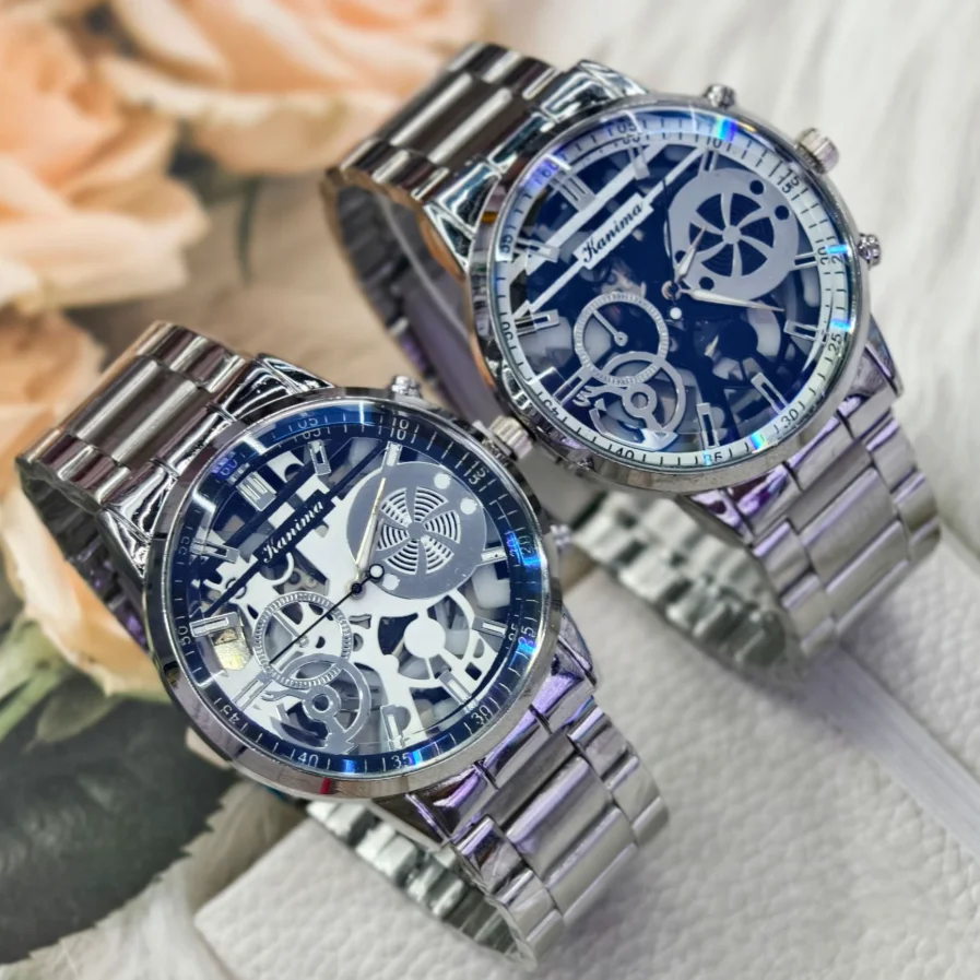 New Fashion Man Luxury High Quality Hollow Skeleton Faux Mechanical Watch Men Business Stainless Steel Quartz Watches Hot Gifts
New Fashion Man Luxury High Quality Hollow Skeleton Faux Mechanical Watch Men Business Stainless Steel Quartz Watches Hot Gifts