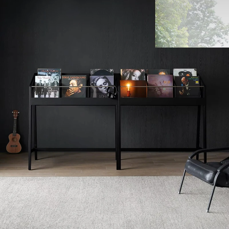 Vinyl record storage rack North American imported oak record rack retro high-end appearance atmospheric solid wood ornament
Vinyl record storage rack North American imported oak record rack retro high-end appearance atmospheric solid wood ornament