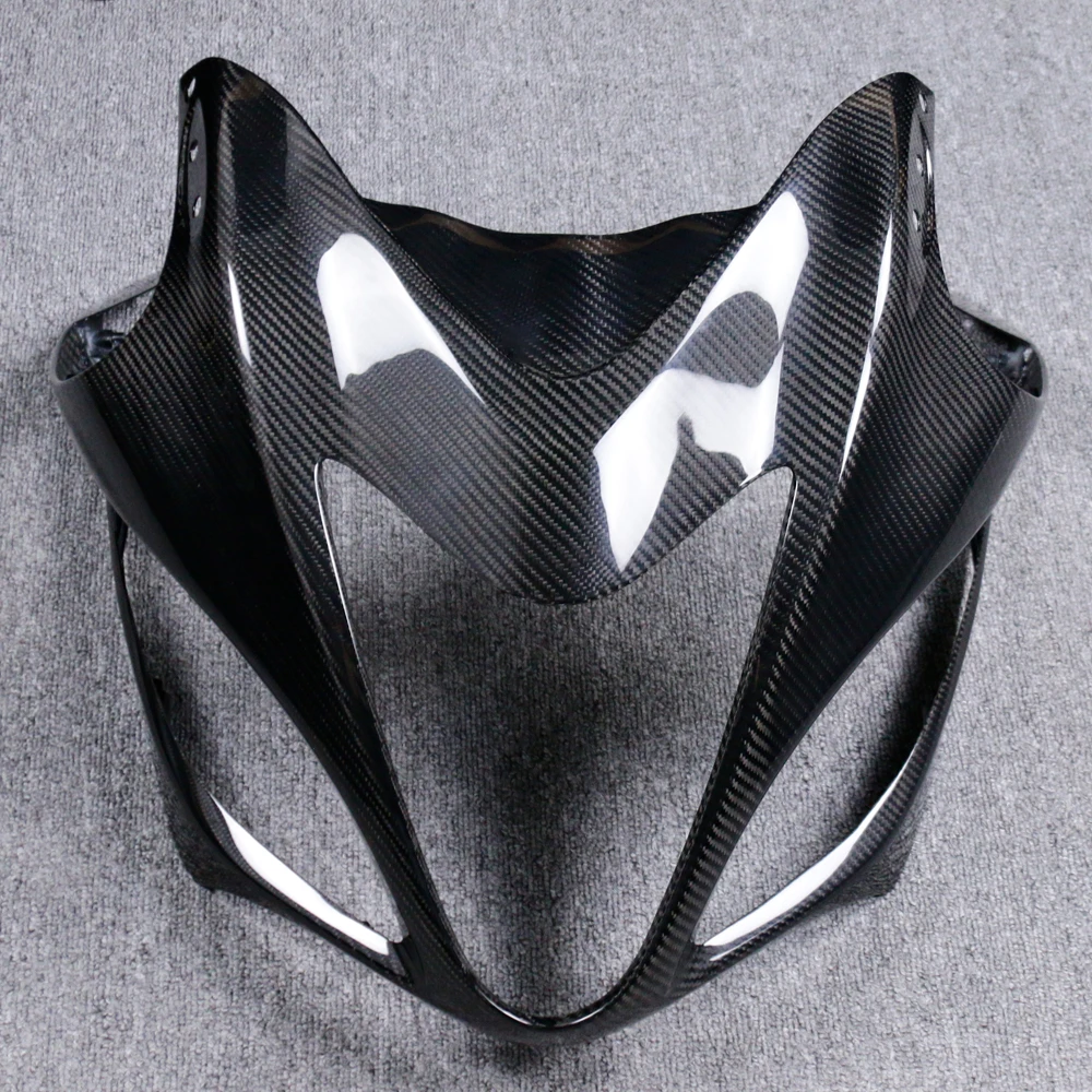 AKOSO 100% 3K Carbon Fiber Motorcycle Front Upper Fairing for GSX1300 R Hayabusa Gen2 2008-2020