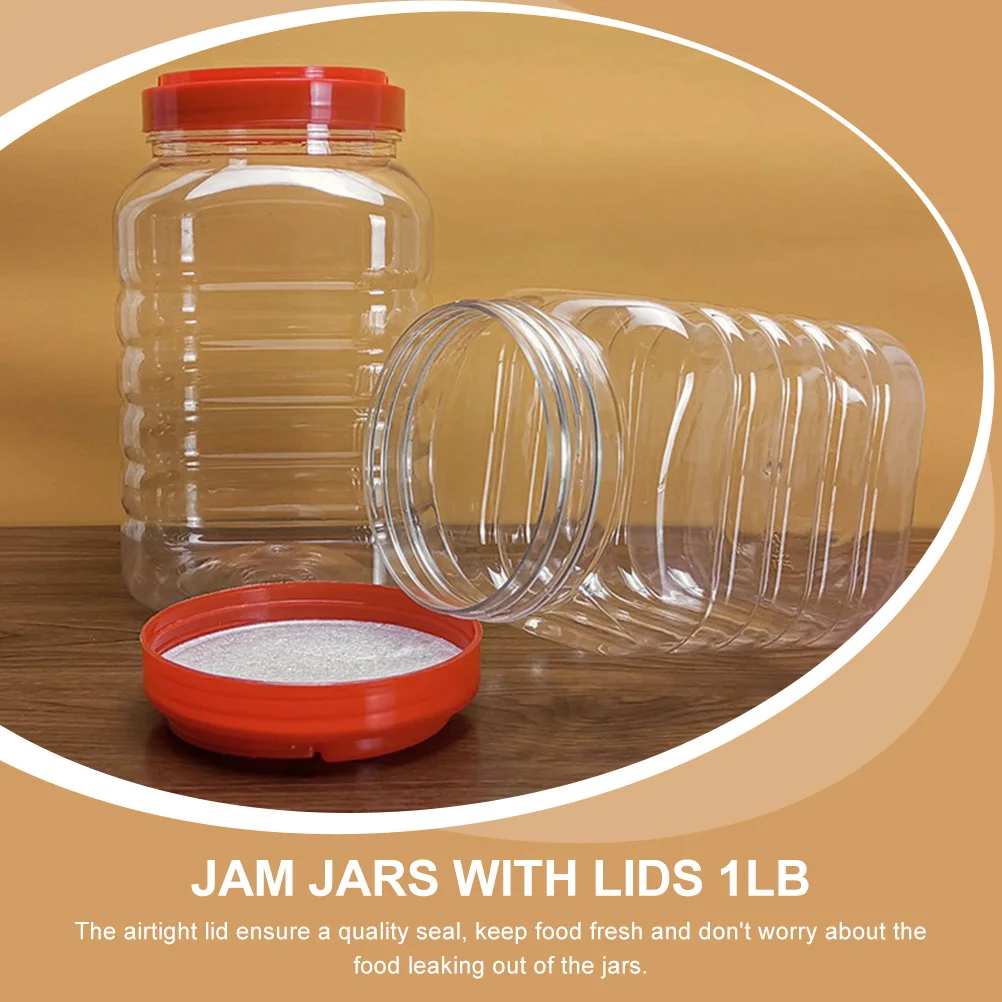 2Pcs 1.25L Square Honey Jars Kitchen Storage Containers Airtight Food Plastic Large Mouth Jam Bottles Storage Box
2Pcs 1.25L Square Honey Jars Kitchen Storage Containers Airtight Food Plastic Large Mouth Jam Bottles Storage Box