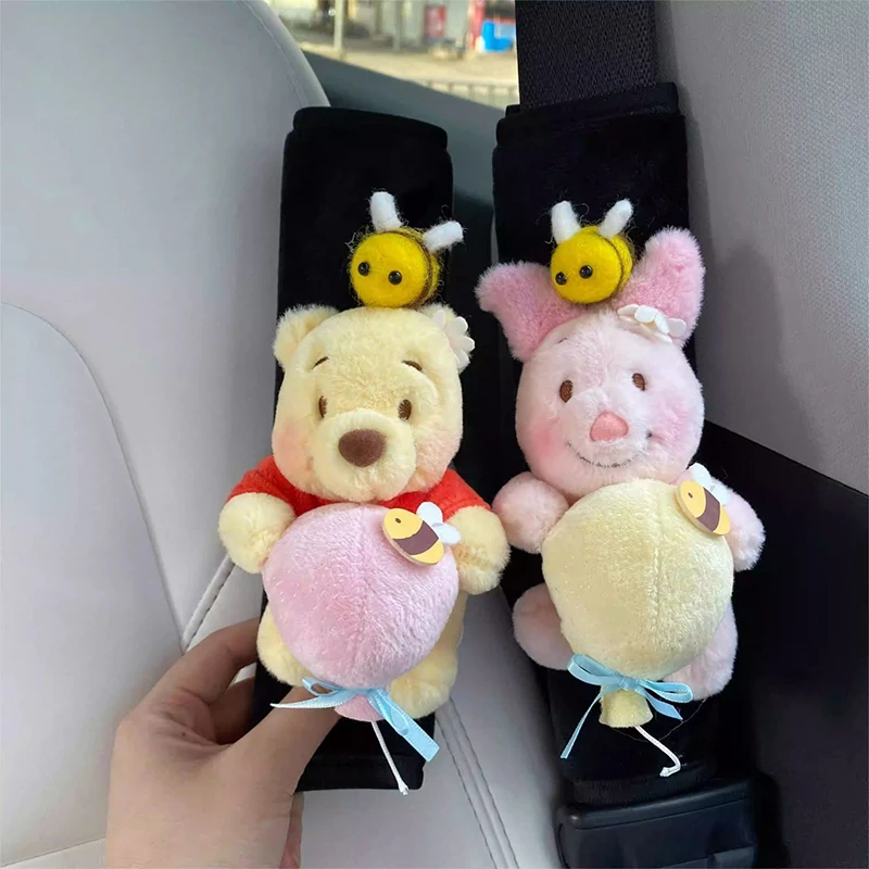 Disney Kawaii Anime Pooh Bear Car Seat Belt Shoulder Pads Cute Cartoon Sweet Car Decoration Lovely Safety Belt Cover Gifts Girls
Disney Kawaii Anime Pooh Bear Car Seat Belt Shoulder Pads Cute Cartoon Sweet Car Decoration Lovely Safety Belt Cover Gifts Girls